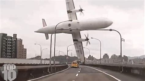 airplane crashes caught on video